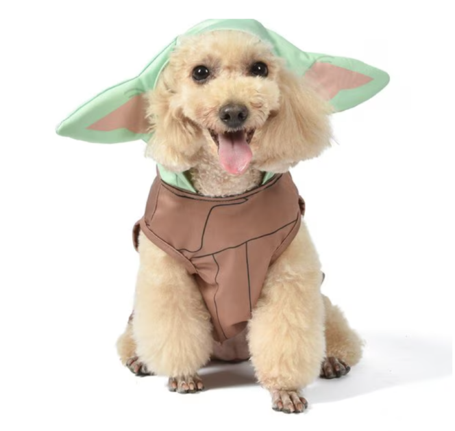 Grogu dog costume